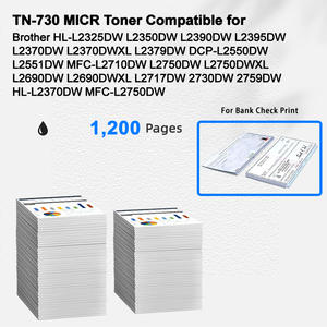 Cartouche de Toner MICR Compatible IBEST Brother TN-730 TN730 pour HL-L2325DW Brother <span class=keywords><strong>L2350DW</strong></span> L2390DW pour l'impression de chèques bancaires - Product Image 2