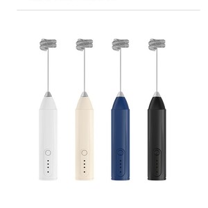Batteur à œufs électrique portable, <span class=keywords><strong>mousseur</strong></span> à lait sans grumeaux, mélangeur de poudre sans fil, bâtonnet d'agitation pour pâtisserie crémeuse, économe en énergie - Product Image 2