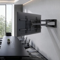Penjualan Pabrik Braket Dinding TV 915mm Lengan Ekstensi 800x400mm VESA Full Motion Swivel Tilt Baja untuk TV 37-85 Inci