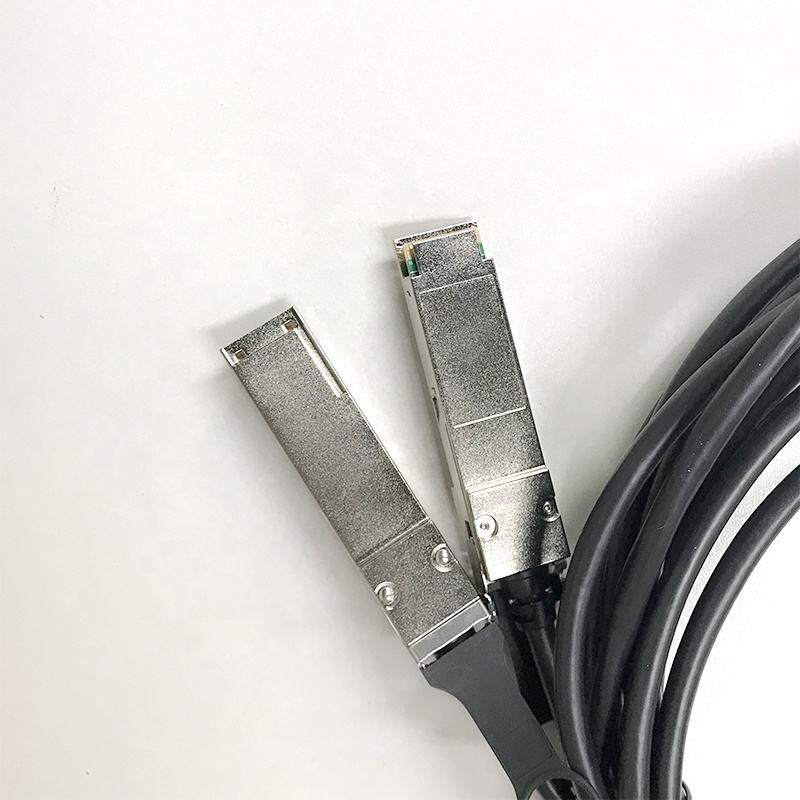 HONPNK S-QSFP Copper Cable Passive Cable Assembly QSFP28 to 2QSFP28G Twinax Qsfp28G One to Two Direct Attach QSFP+ DAC Cable