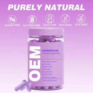 Suplementos para la Menopausia al por Mayor, Ayudan a Aliviar los Ataques de Calor, Sudores Nocturnos y Cambios de Humor para Mujeres, Cápsulas para la Menopausia - Product Image 4