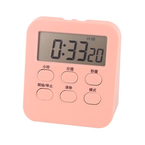 Minuteur de cuisine numérique LCD à commande tactile, compte à rebours de 60 minutes, design carré en plastique, pour la cuisson, la pâtisserie, la gestion du temps d'étude - Product Image 5