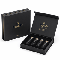 Boîtes d'emballage personnalisées pour peptides, boîte-cadeau rigide magnétique de luxe avec insert en EVA, boîte à stylos OEM en gros