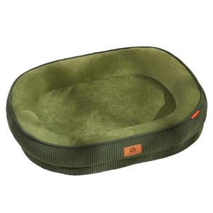 Luxe Eco-vriendelijk Waterdicht Orthopedisch Verhoogd Hondenkussen Alle Seizoenen Groot/Klein Massief Suède Materiaal Verwijderbaar Karton - Product Image 5