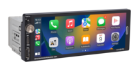 Autoradio universel 6,86 pouces 1DIN avec caméra de recul, lecteur FM/TF/MP5, modèle Android compatible avec Car Play