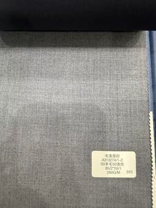 Ý người đàn ông của phù hợp với vải rắn màu Cashmere worsted Len <span class=keywords><strong>Polyester</strong></span> dệt sợi kỹ thuật - Product Image 2