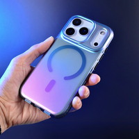 Coques de téléphone antichoc JOYPORODO B341 personnalisées 3D colorées à attraction magnétique pour iPhone 16 17 Pro Max