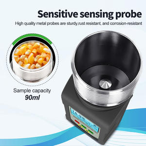 เครื่องวัดความชื้นในเมล็ดข้าวแบบดิจิตอล25ชนิดสามารถวัดปริมาณความชื้นได้เครื่องทดสอบที่มีหน้าจอ LCD แบ็คไลท์ - Product Image 4