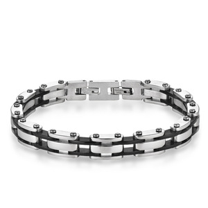 Fashion Hip Hop Stainless Steel Bracelet Vintage Wrist Chain Jewelry For <b>Men</b> Wholesale - Product Image 5