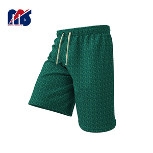 กางเกงขาสั้นผ้าโพลีเอสเตอร์สำหรับผู้ชายกางเกงขาสั้นผ้าตาข่ายพิมพ์ลายกราฟิกสำหรับใส่ใน100% - Product Image 4