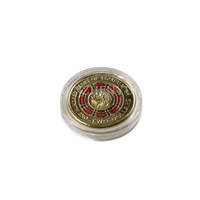 20.6mm Transparent Plastique Coin Container Case Collection Australian 2 Dollars Coin Boîte De Protection Acrylique Rond Coin Capsule