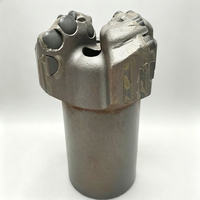 Foret PDC en carbure de tungstène à 4 lames, filetage femelle NW, diamètre de coupe convexe 1308 mm, diamètre 133,4 mm, pour forage de puits