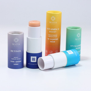 Cardboard Tube for Deodorant Stick Packaging Twist up Custom logo Printing 100% Biodegradable <b>Paper</b> Round Empty Container - Product Image 5