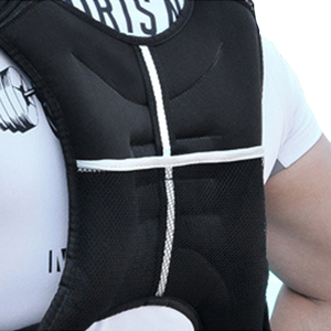 سترة مرجحة مملوءة بالرمال الأكثر مبيعاً نيوبرين أسود شعار مخصص للرجال مقاس نيوبرين مع رمال فولاذية ، نيوبرين 10k - Product Image 4