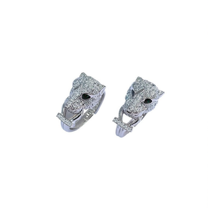 ต่างหูแบบยูนิเซ็กซ์ลายเสือดาว เครื่องประดับแฟชั่นสไตล์สัตว์ - Product Image 1