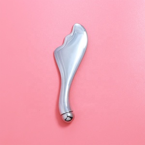 Palo de masaje de ojos Relax Anti-envejecimiento Bola de una sola cabeza Delfín Masaje facial Metal Gua <span class=keywords><strong>Sha</strong></span> Herramienta - Product Image 5