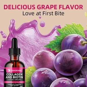 OEM/ODM Kunden spezifische Kollagen-und Biotin-Flüssigkeits tropfen für Erwachsene mit schnellerer Absorption für Haar wachstum und stärkere Nägel - Product Image 6