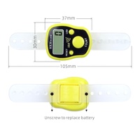 Calidad y regalo exquisito LED Tasbih contador de dedos contador Digital Tasbeeh con recordatorio de sonido 100 precio al por mayor de fábrica
