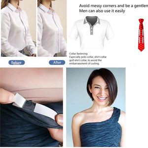 50 adet cilt güvenli görünmez vücut ve giyim gizli bant çift taraflı yapışkan şeffaf kumaş bant giyim vücut ve elbiseler için - Product Image 4