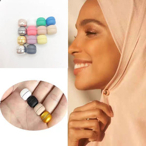 Fermoirs magnétiques ronds colorés en alliage plaqué pour vêtements et accessoires Été 2024 - Product Image 2