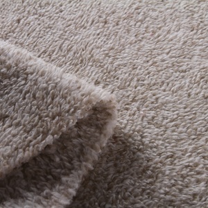 Doux deux côtés brosse coton velours épais sherpa tissu polaire berbère de chine - Product Image 1