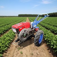 Tracteur agricole d'occasion complet avec mini-tracteur manuel et remorque tractée – Vente en gros usine