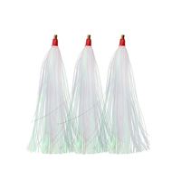 Queues de silicone ondulées, queues de calamar, jupes de calamar, matériel de montage de mouches pour mouches streamer, spinnerbait, buzzbait et leurres