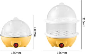 Cuiseur à œufs électrique automatique double couche multifonctionnel pour usage domestique avec boîtier en plastique - Product Image 5