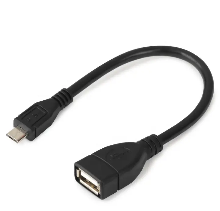 Заводской OTG кабель для передачи данных Micro USB штекер к USB 2,0 гнездо 15 см устройства OTG цифровой быть Micro USB кабель