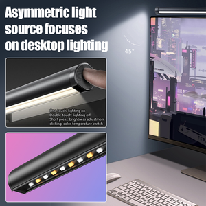 USB Powered LED Monitor Light Bar điều khiển cảm ứng máy tính màn hình đèn cho chăm sóc mắt cho phòng khách hoặc văn phòng-đen - Product Image 3
