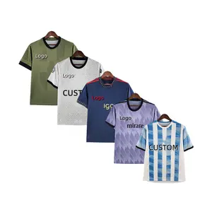 Wholesale Cheap Blank Soccer Wear AC Real City Shirt Thailand Germany Spain Football Jersey Soccer Uniform Custom Set For Men