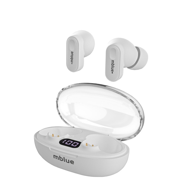 Mblue Ar01 True Wireless Headphones Ultra Long Life Low Latency Tws Headphones Half-in-ear Gaming Sports Headphones