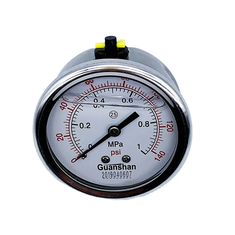 Professional Manufacture best quality Wholesale products firm dual scale psi bar glycerin filled pressure gauge