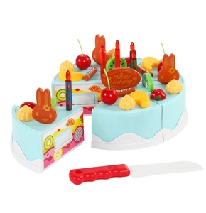 Juego de 75 Velas Eléctricas con Luz y Música para Pastel de Cumpleaños, Juego de Imitación de Cocina, Juguete de Plástico para Jugar a Cortar Pastel - Product Image 4