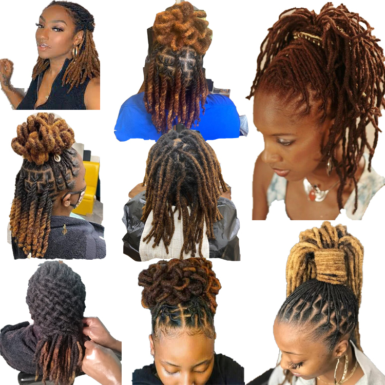 Vast Hair Workshop Craft Detail 13 for Dreadlocks Extensions 100% Human Loc Hair Soft Dreadlocks Cheveux Humains for Men/women
