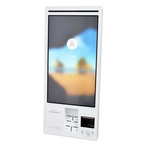 Pantalla de pedido de comida rápida para <span class=keywords><strong>restaurante</strong></span> de 27 pulgadas, todo en uno, PC, pantalla táctil, quioscos de pago automático con bandeja de escáner de impresora - Product Image 6