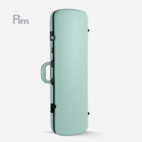 RM arc-en-ciel de haute qualité en fibre de carbone étui pour violon couverture en cuir en fibre de verre matériel dur instrument de musique sac pour le stockage