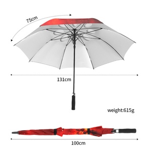 Large 62/68/72 Inch Business Gifts Tournaments Brand Promotion Custom Golf <b>Umbrella</b> with Logo - Product Image 1