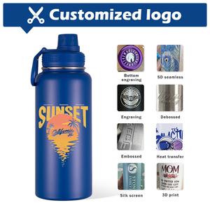 Двойная стена Изолированная вакуумная нержавеющая сталь умная бутылка воды светодиодный температурный дисплей - Product Image 2