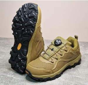 DFE01 ESDY Multicam CP Green Brown Wear Resisting Tactical Hiking Shoes Promotion Gifts Tactical Shoes Fast <b>Lacing</b> <b>Lock</b> - Product Image 6