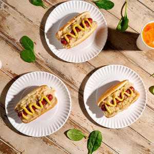 Penjualan laris piring kertas berwarna Harga Murah piring kertas sekali pakai piring kertas pesta ulang tahun pernikahan - Product Image 4