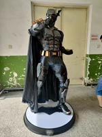 Fabricante personalizado Life Marvel tamaño estatua fibra de vidrio película personajes superhéroe escultura para decoración del hogar