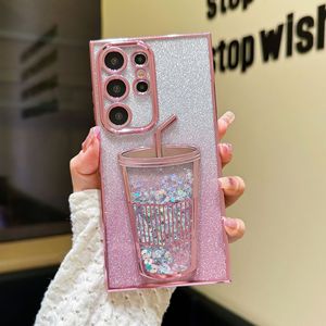 Nuovo creativo elettrolitico Glitter Cup sabbie mobili cassa del telefono per Samsung Galaxy S24 Ultra colorato cassa del telefono - Product Image 6