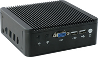 Mini boîtier PC de bureau Intel J1900 CPU intégré conception sans ventilateur 2 * MINI-PCIE 4 * ordinateur industriel LAN