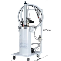 Distributeur de colle pneumatique semi-automatique de 2600 ml |   Pistolet à silicone manuel avec réservoir sous pression pour l'électronique et les textiles