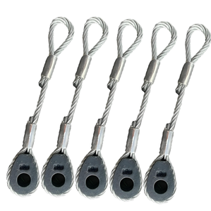 机械顶针至顶针眼6X37M 7x19钢丝绳吊索，用于舷梯绑扎和救生艇吊艇架坠落 - Product Image 3