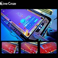 Table de billard numérique pour aire de jeux intérieure Machine d'arcade électronique AR Table de billard numérique interactive Table de billard intelligente