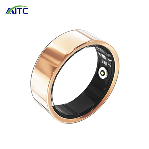 Bague connectée brillante avec théorie de l'autonomie en veille, batterie longue durée 18 mAh, charge rapide 1,5 h, étanchéité 5 ATM, suivi sportif quotidien - Product Image 1