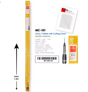 Antenne double bande MC101 pour <span class=keywords><strong>talkie</strong></span>-<span class=keywords><strong>walkie</strong></span>, antenne flexible à gain élevé VHF_UHF, radio mobile, <span class=keywords><strong>talkie</strong></span>-<span class=keywords><strong>walkie</strong></span> portable 771s - Product Image 1