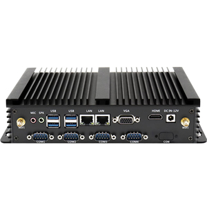 มินิพีซีอุตสาหกรรมแบบไร้พัดลม รุ่นใหม่ ใช้ซีพียู Intel I5/I7 แรม DDR4 พอร์ต USB 3.0 พอร์ต COM หลายพอร์ต รองรับอุณหภูมิได้หลากหลาย - Product Image 1